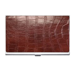 Leather Snake Skin Texture Business Card Holders by Nexatart