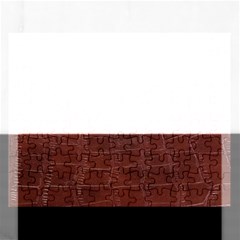 Leather Snake Skin Texture Rectangular Jigsaw Puzzl