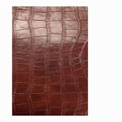 Leather Snake Skin Texture Small Garden Flag (two Sides) by Nexatart