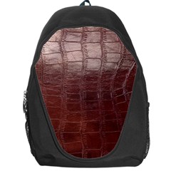 Leather Snake Skin Texture Backpack Bag