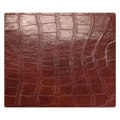 Leather Snake Skin Texture Double Sided Flano Blanket (small) 