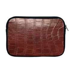 Leather Snake Skin Texture Apple Macbook Pro 17  Zipper Case by Nexatart