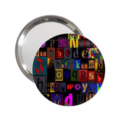 Letters A Abc Alphabet Literacy 2 25  Handbag Mirrors by Nexatart