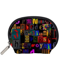 Letters A Abc Alphabet Literacy Accessory Pouches (small)  by Nexatart