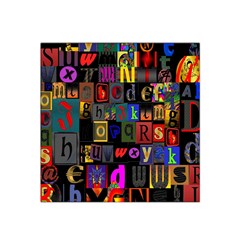 Letters A Abc Alphabet Literacy Satin Bandana Scarf by Nexatart