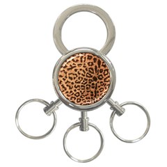 Leopard Print Animal Print Backdrop 3-ring Key Chains by Nexatart