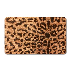 Leopard Print Animal Print Backdrop Magnet (rectangular) by Nexatart