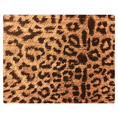 Leopard Print Animal Print Backdrop Double Sided Flano Blanket (medium)  by Nexatart