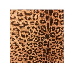 Leopard Print Animal Print Backdrop Small Satin Scarf (square) by Nexatart