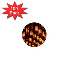 Light Art Pattern Lamp 1  Mini Magnets (100 Pack) 