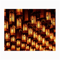 Light Art Pattern Lamp Small Glasses Cloth (2-side) by Nexatart