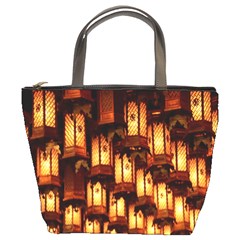 Light Art Pattern Lamp Bucket Bags