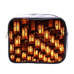 Light Art Pattern Lamp Mini Toiletries Bags by Nexatart