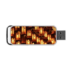 Light Art Pattern Lamp Portable Usb Flash (two Sides) by Nexatart