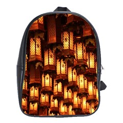 Light Art Pattern Lamp School Bags (xl) 