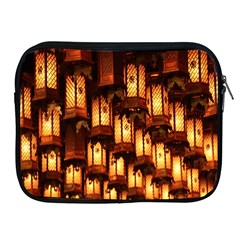 Light Art Pattern Lamp Apple Ipad 2/3/4 Zipper Cases by Nexatart