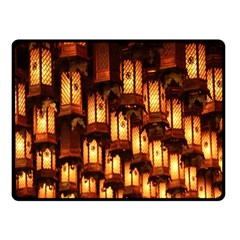 Light Art Pattern Lamp Double Sided Fleece Blanket (small) 