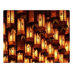 Light Art Pattern Lamp Double Sided Flano Blanket (large) 