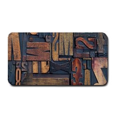 Letters Wooden Old Artwork Vintage Medium Bar Mats by Nexatart