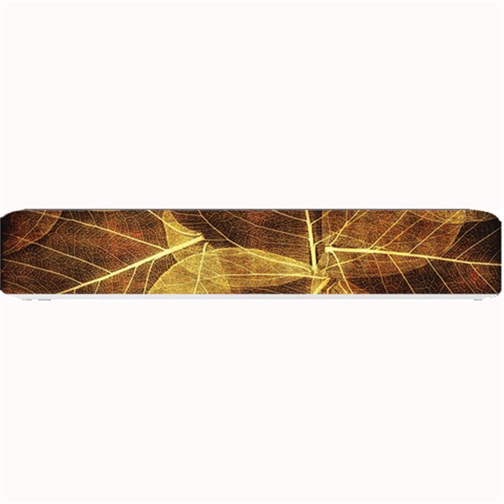 Leaves Autumn Texture Brown Small Bar Mats