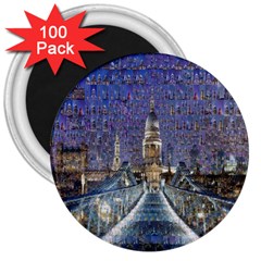 London Travel 3  Magnets (100 Pack) by Nexatart