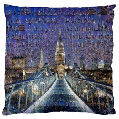 London Travel Large Cushion Case (two Sides) by Nexatart