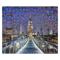 London Travel Double Sided Flano Blanket (small) 