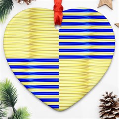 Metallic Gold Texture Ornament (heart) by Nexatart