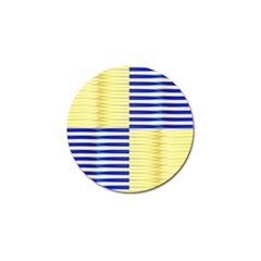 Metallic Gold Texture Golf Ball Marker by Nexatart