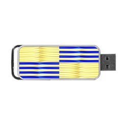 Metallic Gold Texture Portable Usb Flash (one Side) by Nexatart