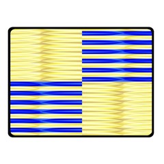 Metallic Gold Texture Fleece Blanket (small) by Nexatart