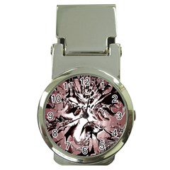 Metal Lighted Background Light Money Clip Watches by Nexatart