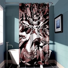 Metal Lighted Background Light Shower Curtain 36  X 72  (stall)  by Nexatart