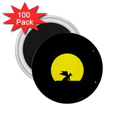 Moon And Dragon Dragon Sky Dragon 2 25  Magnets (100 Pack)  by Nexatart