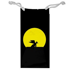 Moon And Dragon Dragon Sky Dragon Jewelry Bag by Nexatart