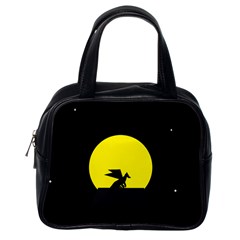 Moon And Dragon Dragon Sky Dragon Classic Handbags (one Side) by Nexatart