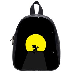 Moon And Dragon Dragon Sky Dragon School Bags (small) 