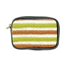 Metallic Gold Glitter Stripes Coin Purse by Nexatart