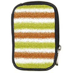 Metallic Gold Glitter Stripes Compact Camera Cases by Nexatart