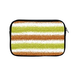 Metallic Gold Glitter Stripes Apple Macbook Pro 13  Zipper Case by Nexatart