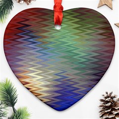 Metallizer Art Glass Ornament (heart) by Nexatart