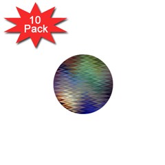 Metallizer Art Glass 1  Mini Buttons (10 Pack) 