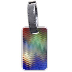 Metallizer Art Glass Luggage Tags (one Side)  by Nexatart