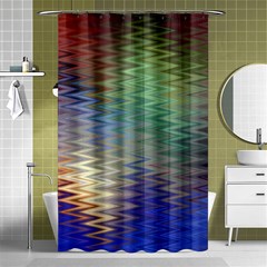 Metallizer Art Glass Shower Curtain 48  X 72  (small)  by Nexatart