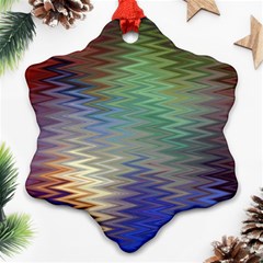 Metallizer Art Glass Ornament (snowflake) by Nexatart