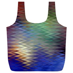 Metallizer Art Glass Full Print Recycle Bags (l)  by Nexatart