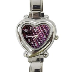 Metal Tube Chair Stack Stacked Heart Italian Charm Watch by Nexatart