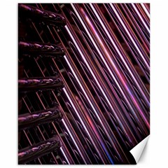 Metal Tube Chair Stack Stacked Canvas 16  X 20   by Nexatart