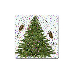 New Year S Eve New Year S Day Square Magnet