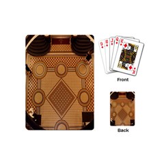 Mosaic The Elaborate Floor Pattern Of The Sydney Queen Victoria Building Playing Cards (mini)  by Nexatart